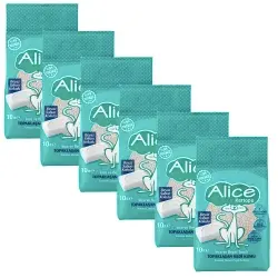 Alice Kartopu İnce Taneli Kedi Kumu/Beyaz Sabun Kokulu