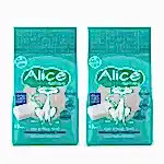 Alice Kartopu İnce Taneli Kedi Kumu/Beyaz Sabun Kokulu 2x10 lt.
