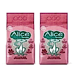 Alice Kartopu İnce ve Beyaz Taneli Pudra Kokulu Kedi Kumu