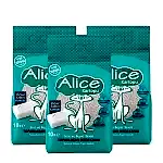 Alice Kartopu İnce Taneli Kedi Kumu/Beyaz Sabun Kokulu 3x10 lt.