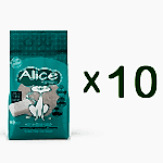 Alice İnce Taneli Kedi Kumu/Beyaz Sabun Kokulu