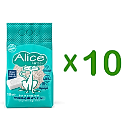 Alice İnce Taneli Kedi Kumu/Beyaz Sabun Kokulu