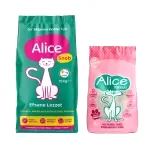Alice Snob Kuru Kedi Maması 15 kg + 5 lt Kartopu Kedi Kumu Hediye