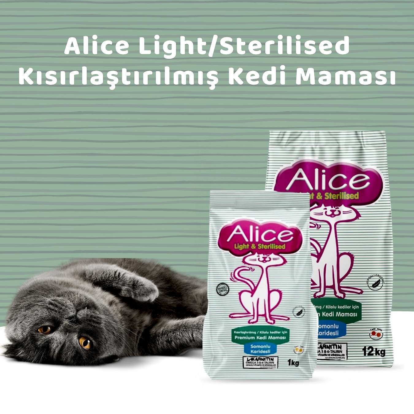 Alice Light Sterilised Kısır ve Kilolu Kedi Maması