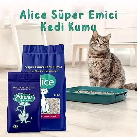 Alice Süper Emici Kedi Kumu
