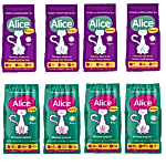 Alice Smart Kedi Maması 4x1 Kg ve Snob Kedi Maması 4x1 Kg